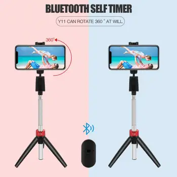 Y9 Y11 3 V 1 Selfie Stick S Statív Bezdrôtové Pripojenie Bluetooth Mobilného Telefónu Držiak Pre IPhone Huawei Samsung Xiao Akciu, Fotoaparát