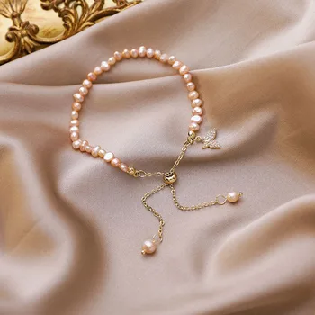 YADA Darčeky, DOPLNKY vysokej kvality pearl Náramky&Prívesky Pre Ženy pearl Náramky Šperky Crystal zlatý motýľ Náramok BT200353