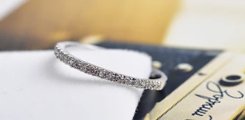 YANHUI Originálne 925 Pevná Strieborná Jednoduché Geometrické Kolo Jeden Stohovateľné Prst Prstene Pre Ženy Zapojenie Svadobné Šperky