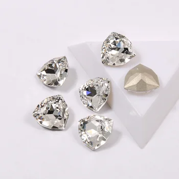 YANRUO 4706 Všetkých Veľkostí Crystal Clear Trilliant Kamienkami Šité Kamene Lesk Drahokamov Bod Späť Šiť Na Kamienkami Na Vyšívanie