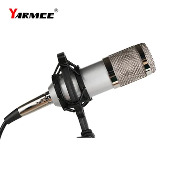 YARMEE Profesionálne Kondenzátora Počítača Mikrofón S 3,5 mm Štandardný Konektor Pre Spev Nahrávanie Vysielania YR10