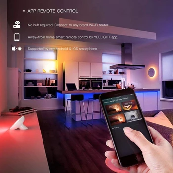 Yeelight Inteligentné Svetelné Pásy Plus 2m LED RGB WiFi APLIKÁCIE Smart Home Decor Ľahká Práca S Alexa Google Asistent Homekit
