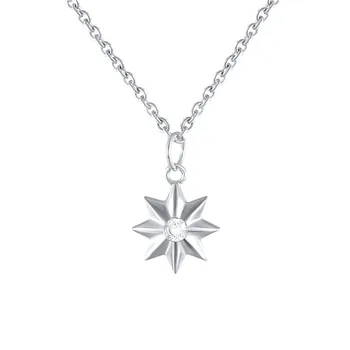 Ying Vahine 925 Sterling Silver Star Prívesok Náhrdelníky pre Ženy