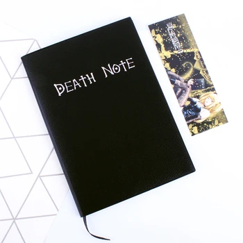 Yisuremia 74 Listov Anime Death Note, PU Kožené Notebook Nastaviť Náhrdelník Pierko Pero Časopisoch Denník, Zápisník Školy Grafické efekty
