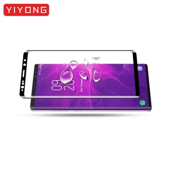 YIYONG 3D Hrany Zaoblené Sklo Na Samsung Galaxy Note 9 8 Tvrdeného Skla Screen Protector Samsung S9 Plus S 9 Note9 Sklo