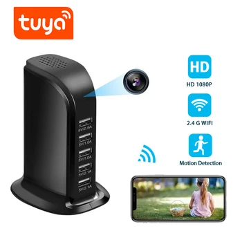 Yoothi Tuya Nabíjačku USB Kamera WIFI Tajné Mini Kamery, Micro Home Security Kamera Video Dohľad Krytý Mini IP Kamery
