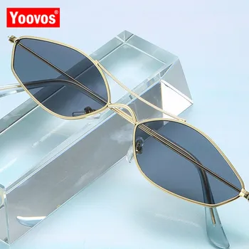 Yoovos Slnečné Okuliare Ženy 2021 Malé Rám Značky Luxusné Slnečné Okuliare Pre Ženy Retro Vintage Classic Vonkajšie Oculos De Sol Gafas