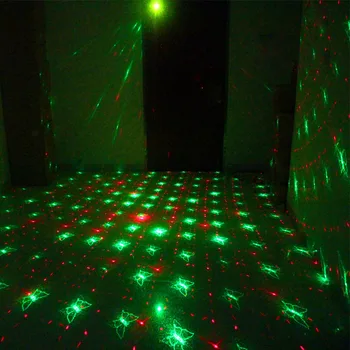 YSH Laser Disco Svetlo 6 Vzory Star Sprcha Projektor Mini DJ Strany, Svetlá Fáza Svetlo pre Vianočné Dekorácie, Svadobné Klub