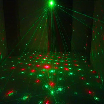 YSH Laser Disco Svetlo 6 Vzory Star Sprcha Projektor Mini DJ Strany, Svetlá Fáza Svetlo pre Vianočné Dekorácie, Svadobné Klub