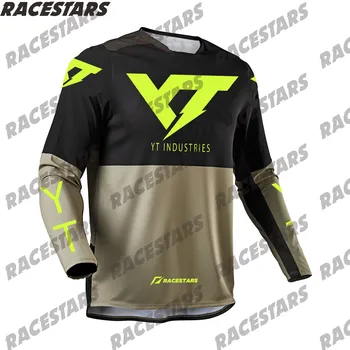 YT PRIEMYSEL Cyklistický Dres Dlhý Rukáv Cyklistika Enduro MTB Tričko Zjazdové T-shirt Camiseta Motocross MX Horský Bicykel Oblečenie