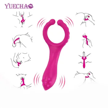 YUECHAO Sexuálne Hračky Pre Ženy, Mužov G-spot Klip Stimulovať Vibrátor Bradavky Análny Masáž Zadok Plug Pár Stimulátor Sexuálne Hračky