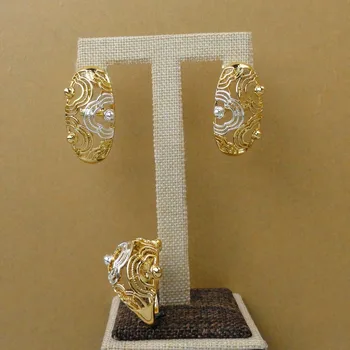 Yuminglai Dubaj 24K Gold Jewlery Nádherné Šperky Sady Náhrdelník FHK5387