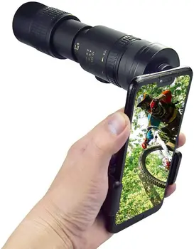 Z50 Ďalekohľad 4K 10-300X40mm Super Zoom Monokulárne Teles Ďalekohľady Vreckový Ďalekohľad Podporuje Smartphone