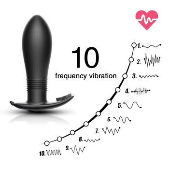 Zadok Plug G-Spot Silikónový Análny Pripojte Bezdrôtové Diaľkové Masáž Prostaty Vibrátor Pošvy Stimulovať Sexuálne Hračky Pre Mužov, Ženy, Gay Erotické