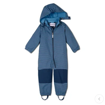 Zahraničný obchod Nemecka Siamské lyžiarske oblek deti soft shell vonkajšie Bunda nepremokavá jumpsuit fleece podšívka jumpsuit