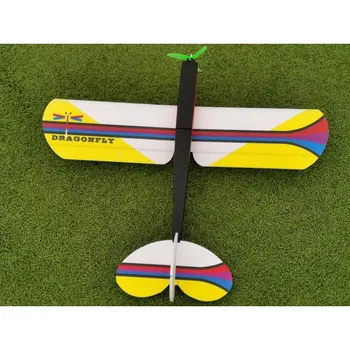 Začiatočník Elektrické Dragonfly 700 mm rozpätie krídel Jedno Krídlo Školenia Model Budovy RC Lietadlo Verzia Stavebnice Vonkajšie Hračky pre Deti,