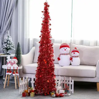Zaťahovacie Skladacie Vianočné Dekorácie Strom a VIANOČNÉ Dekor/Festives Atmosféru Scény Zdobiť Dodávky/Home Obliekanie