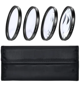 Zblízka Filter Nastavený & filter Prípade (+1+2 +4 +10) pre YI M1 s 12-40 mm 42.5 mm Objektív Mirrorless Fotoaparátu
