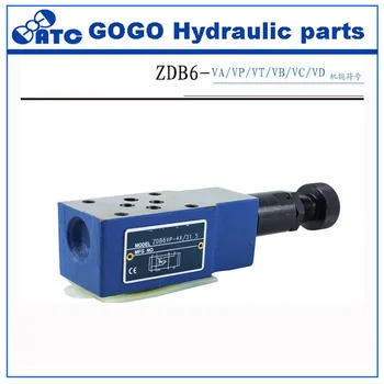 ZDB6/ZDB10 hydraulický tlak vypúšťací elektromagnetický float spätný ventil ZDB6VA ZDB6VP ZDB6VB