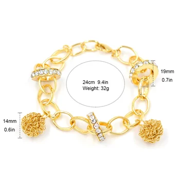 ZEADear Šperky Hot Predaj Kúzlo Náramok Pre Ženy Strane Reťazí, Reťazí Cubic Zirconia Náramok Na Spoločenské Šperky Zistenia