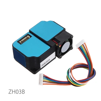 ZH03B Laserový Senzor Prachu Modul PM1 PM2.5 PM10 Častíc Ovzdušia Detekcie UART/PWM Výstup s Káblom