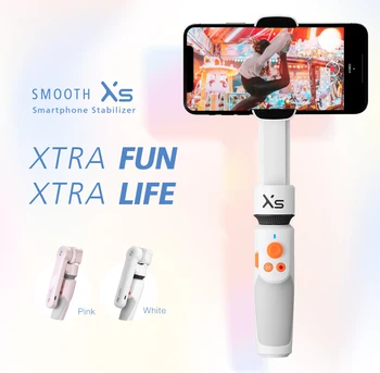 ZHIYUN Úradný HLADKÉ XS Telefón Gimbals Selfie Stick Ručné Stabilizátor Palo Smartphony pre iPhone Huawei Xiao Redmi Samsung