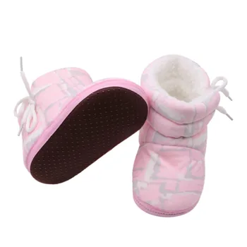 Zimné Novorodenca Roztomilý Teplé Topánky Vytlačia Ako Prvé Chodci Módne Baby Chlapci, Dievčatá Kožušiny Snehu Pohodlie Teplé Topánky