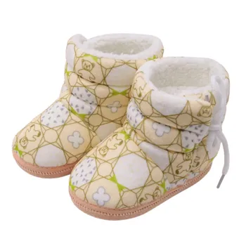 Zimné Novorodenca Roztomilý Teplé Topánky Vytlačia Ako Prvé Chodci Módne Baby Chlapci, Dievčatá Kožušiny Snehu Pohodlie Teplé Topánky