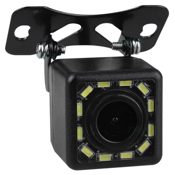 ZIQIAO Auto Universal parkovacia Kamera 12 LED Vodotesný Cúvaní Záložný Fotoaparát HS065