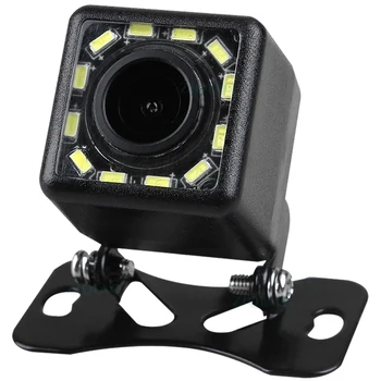 ZIQIAO Auto Universal parkovacia Kamera 12 LED Vodotesný Cúvaní Záložný Fotoaparát HS065