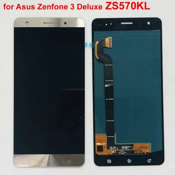 Zlato modrá Amoled Pôvodný Pre Asus Zenfone 3 Deluxe ZS570KL Z016D lcd displej s dotykovým screenr telefón nahradenie Z016S