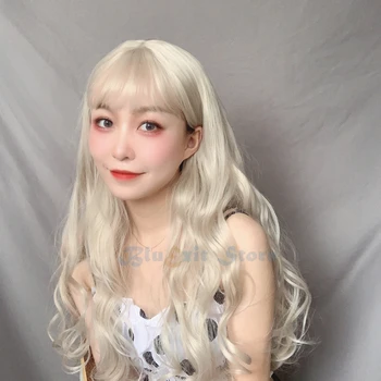 Zlatá Blond Lolita Parochňu Harajuku Víla Cosplay Rany Kučeravé Dlhé Sladké Strapce Dospelých Dievčatá Syntetické Vlasy