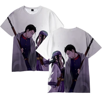 ZLATÉ KAMUY T shirt K Pop Volejbal Chlapec Cosplay 3D Baseball T-shirt Ženy/Muži Letné Hot Predaj Krátke Tričká Topy