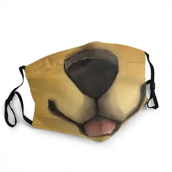 Zlatý Retriever Psa Non-Jednorázové Masky Smiešne, Pet Prachotesný Ochranný Kryt Unisex Dospelých Respirátor Utlmiť