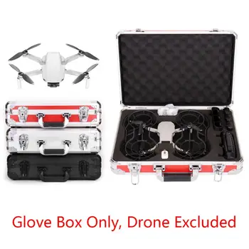 Zliatina hliníka Box Hardshell Vodotesný Úložný Vak Prenosné Prenosné puzdro Box pre DJI MAVIC Mini Drone