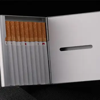Zliatina hliníka Cigariet Prípade Držiteľ 20pcs Double-layer Cigariet Darčeka Podnikania Muži Cigaru Prípade Kontajner Gadget Dymu Nástroje