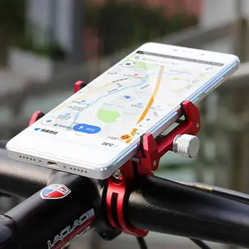 Zliatina hliníka na Bicykli Mobilný Telefón Majiteľa Nastaviteľné Požičovňa Držiaka Telefónu Non-slipAdjustable Podpora GPS Bicykli Telefón Stojan Mount