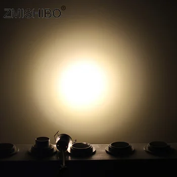 ZMISHIBO LED Zapustené Stropné Bodové Svetlo Drevený Rám Mini Svietidlá 1.5 W 27mm Rezať Dieru Veľkosti 100l 110V-220V Pod Skrinku Lampa