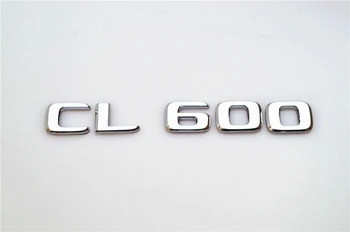 Znak, Odznak Odtlačkový batožinového priestoru Zadné ABS na Mercedes Benz CL500 CL550 CL600 CL55 CL63 CL65 Chrome Štýlové Auto Exteriéru Nálepky