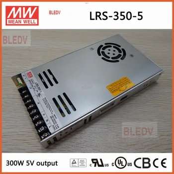 Znamená Dobre LRS-350-5 300W 5V 60A výstup Meanwell Prepnutie režimu LED napájania