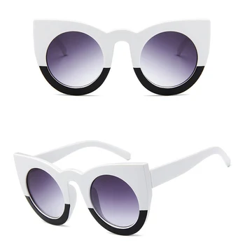 Značka Dizajnér Nové Cat Eye Slnečné Okuliare Ženy 2018 Luxusné Plastové Slnečné Okuliare Classic Retro Vonkajšie Oculos De Sol Gafas