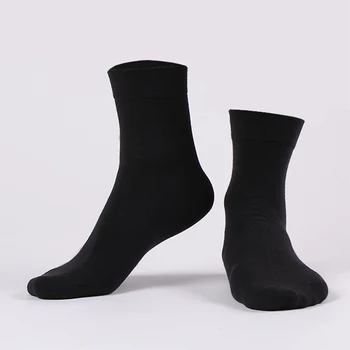 Značka pánske Bavlnené Ponožky Nový Štýl Black Business Mužov Ponožky Mäkké Priedušné Letné v Zime pre Mužov Ponožky Plus Veľkosť (6.5-14)