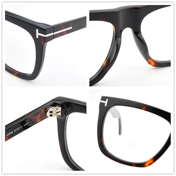 Značka Štvorcových optické okuliare, rám mužov okuliare Big box počítač krátkozrakosť predpis okuliare, rámy na okuliare ženy