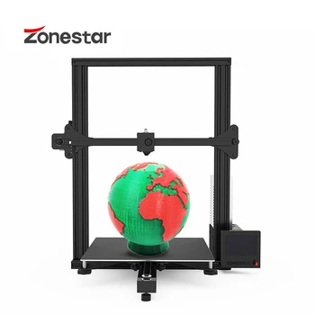 ZONESTAR Z5X Série Veľké, Vysoko Presné Rozlíšenie Ultra Tichý Ľahko Inštalovať Voliteľné Dual na Lisovanie Auto Mix Farieb 3D Tlačiarne