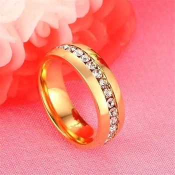 ZORCVENS Klasické Zapojenie Snubné Prstene Pre Ženy, Mužov, Šperky z Nerezovej Ocele Pár snubných prsteňov Módnych Značiek Šperkov