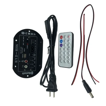 Zosilňovače o Palube Amplificador Subwoofer Zosilňovač Board Zabudovaný Bluetooth, FM Rádio 220V alebo 12V 24V Digitálne NÁS Plug