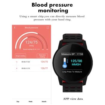 ZOUYUN smart hodinky Šport Muži Ženy Srdcového tepu, Krvného Tlaku Fitness Tracker Smartwatch GPS Sporelogio inteligente