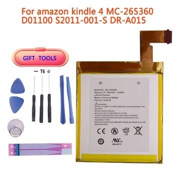 ZQTMAX 890mAh Batérie Pre Amazon Kindle 4 5 6 D01100 515-1058-01 MC-265360 S2011-001-S nabíjačkou Nástroje