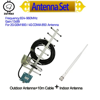 ZQTMAX yagi anténa 13dbi 9 Unit a omni Anténa pre cdma gsm signálu booster 2g 4g signálu zosilňovač 850 900 repeater