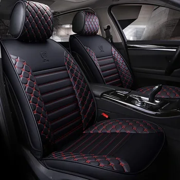 ZRCGL Univerzálne kožené autosedačky kryty pre Audi všetkých model A1 A3, A8, A7 Q3 Q5 Q7 A4 A5 A6 S3 S5 S6 S7 S8 R8 TT SQ5 SR4-7 auta štýlovo
